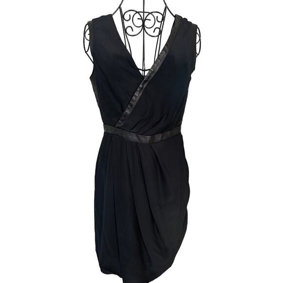 Rag & Bone Silk and Leather Mini Dress Size 0 - Picture 1 of 7